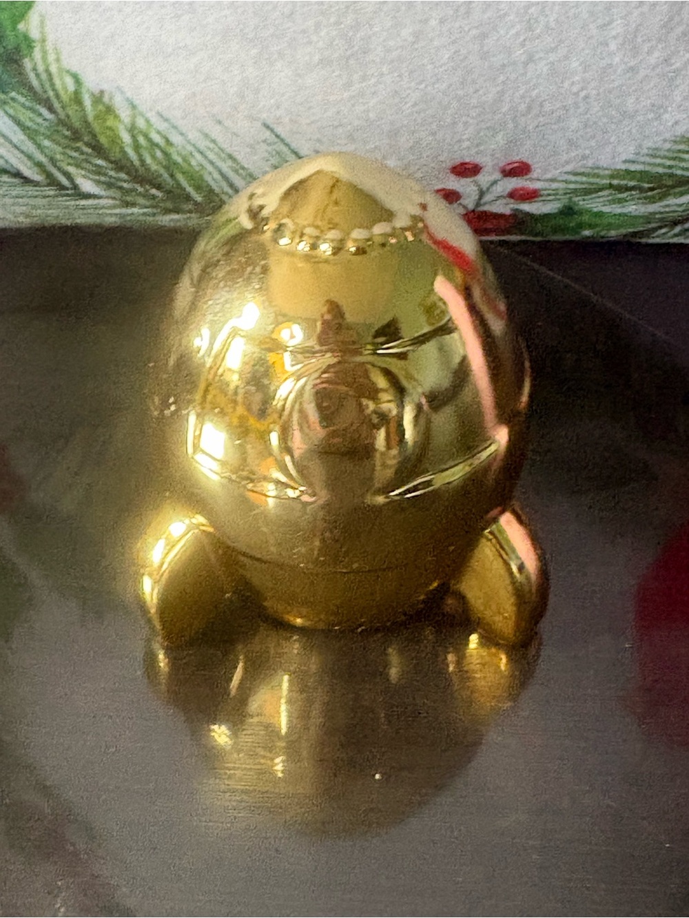 Gold Decorative Rocket Accent - Home Accents